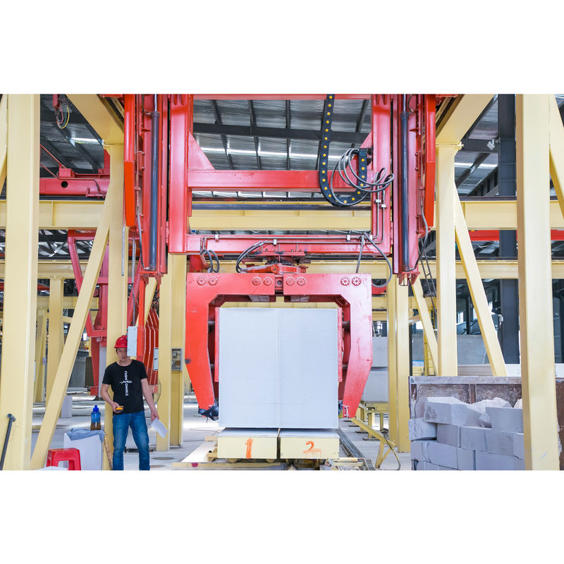 ISO9001 Rotary Crane AAC Block Making Machine
